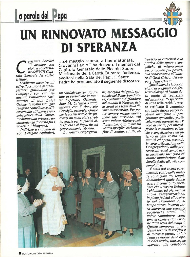 Don Orione oggi, 1993, 07, pagina 6