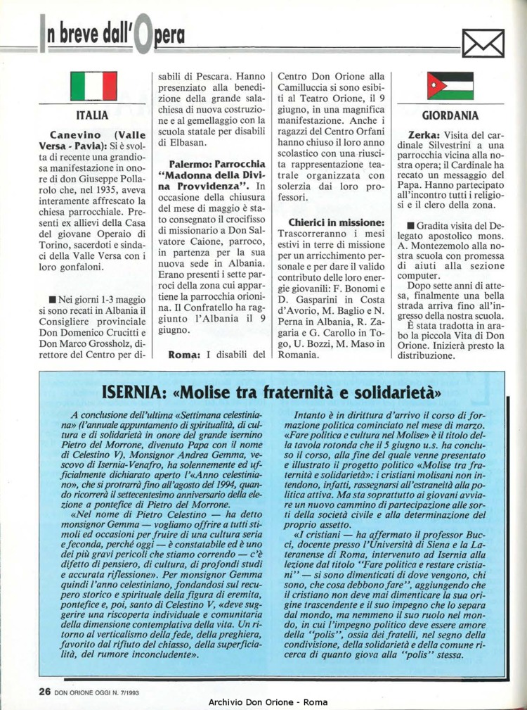 Don Orione oggi, 1993, 07, pagina 26