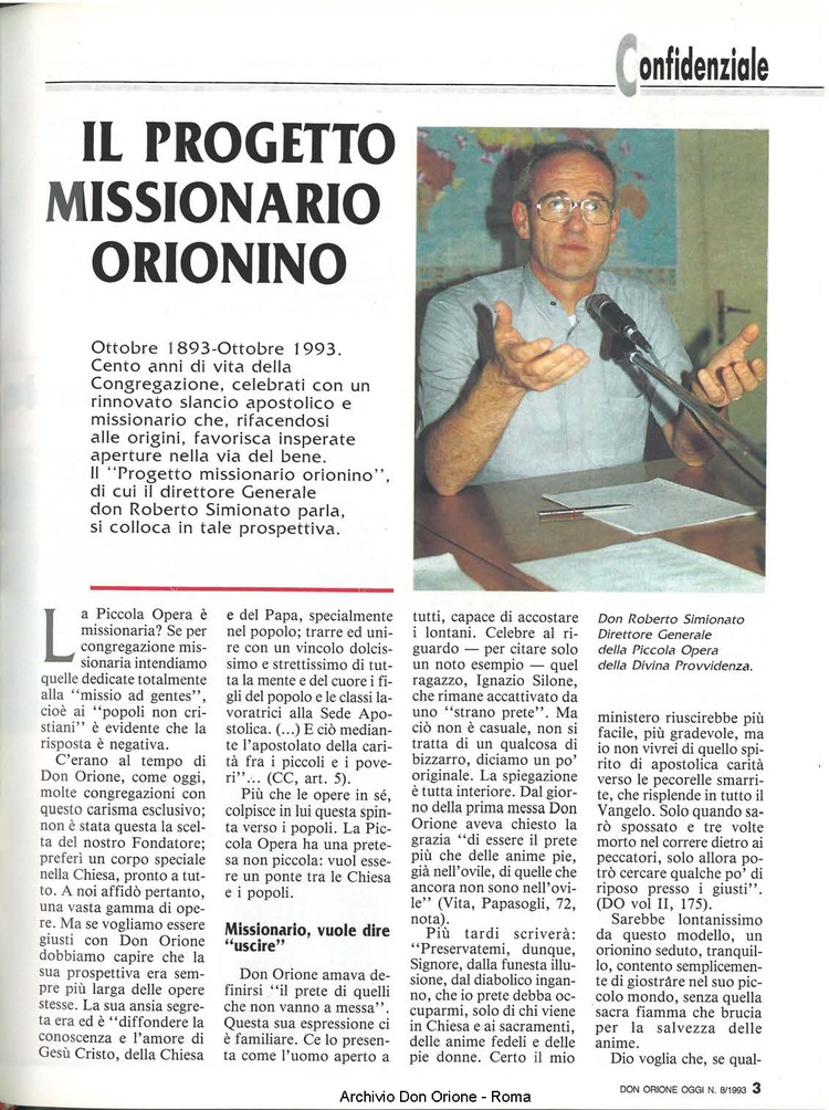 Don Orione oggi, 1993, 08, pagina 3