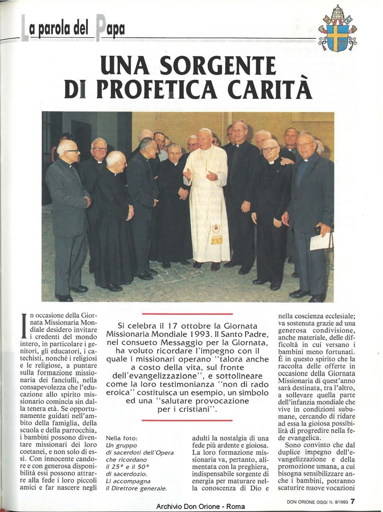 Don Orione oggi, 1993, 08, pagina 7