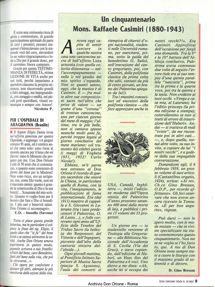 Don Orione oggi, 1993, 08, pagina 9