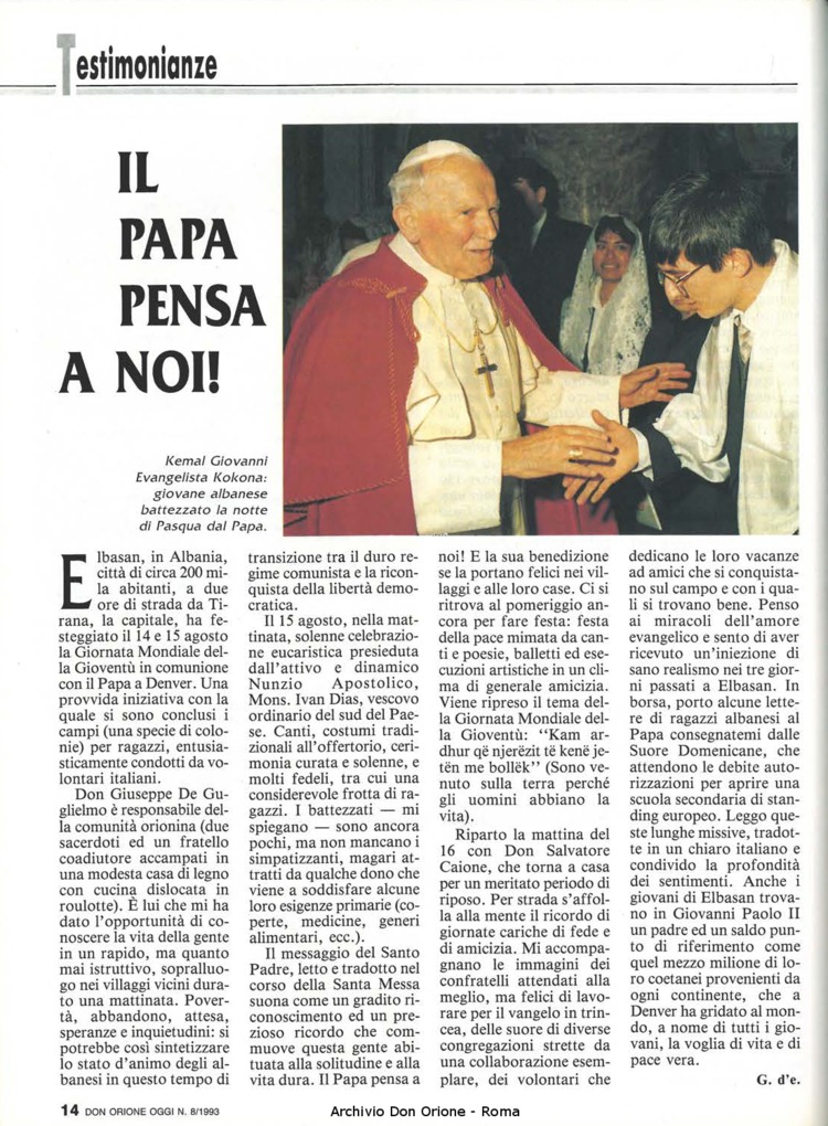 Don Orione oggi, 1993, 08, pagina 14