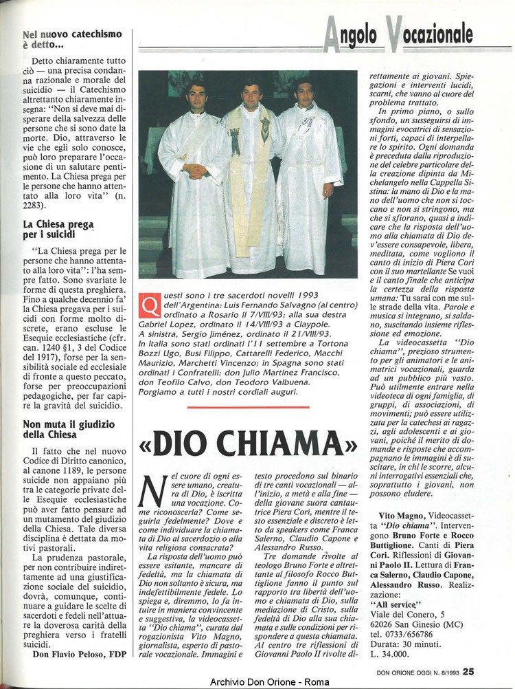 Don Orione oggi, 1993, 08, pagina 25