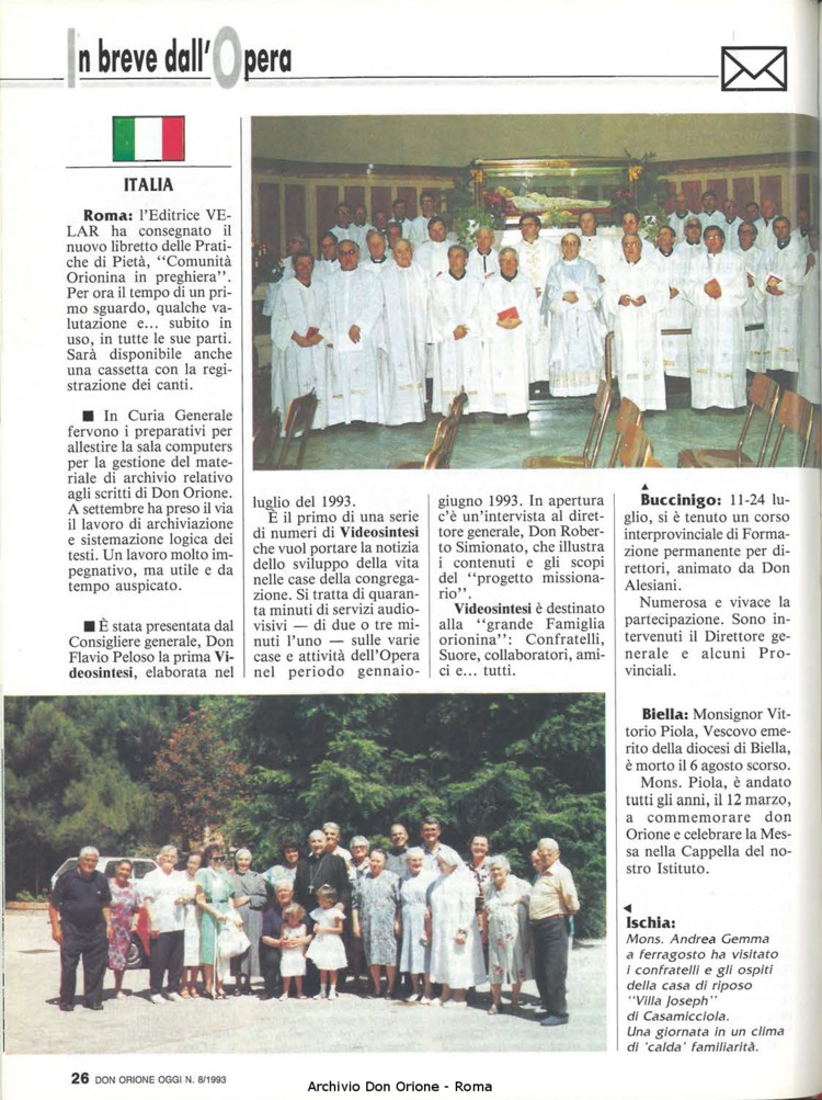 Don Orione oggi, 1993, 08, pagina 26