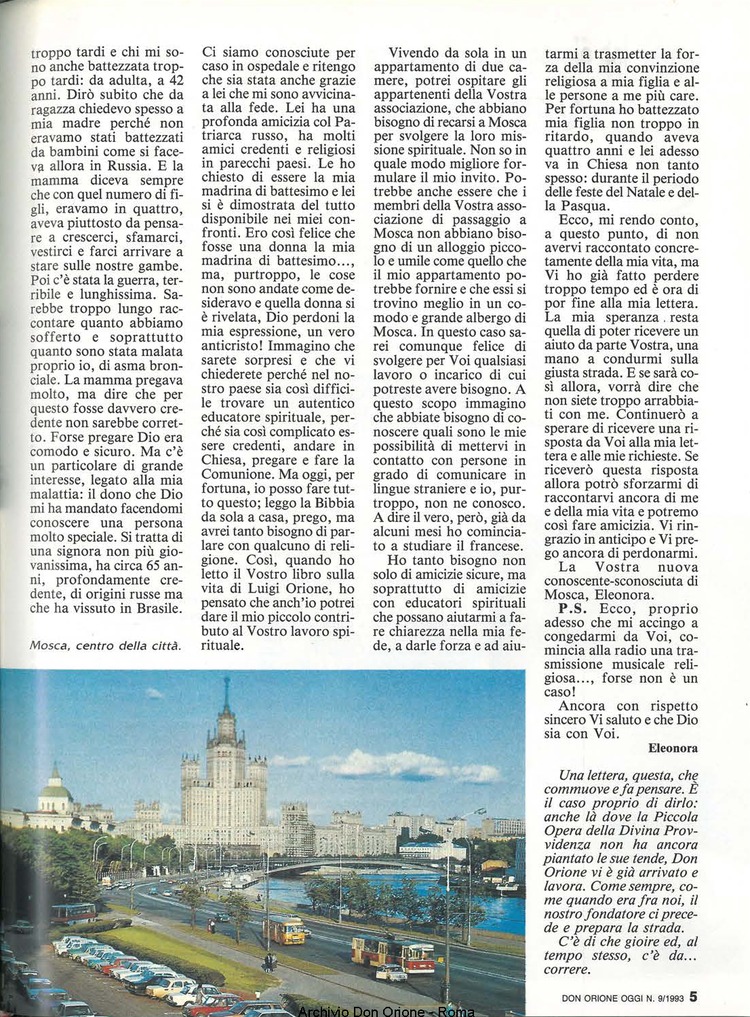 Don Orione oggi, 1993, 09, pagina 5