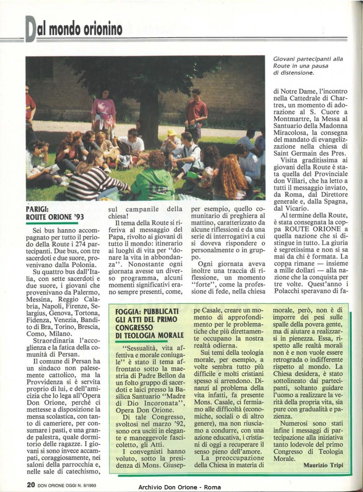 Don Orione oggi, 1993, 09, pagina 20