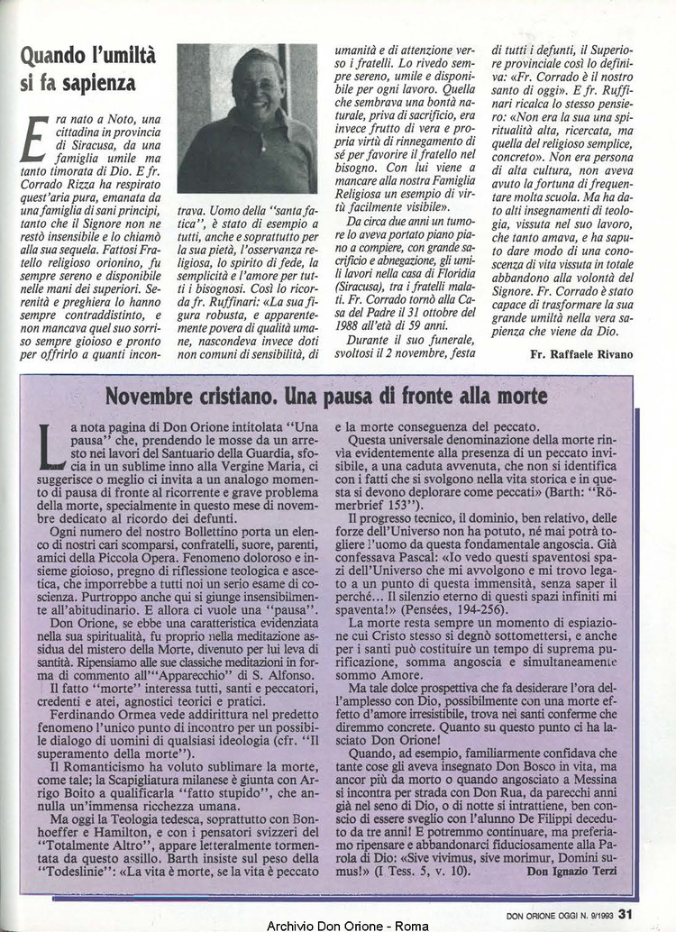 Don Orione oggi, 1993, 09, pagina 31