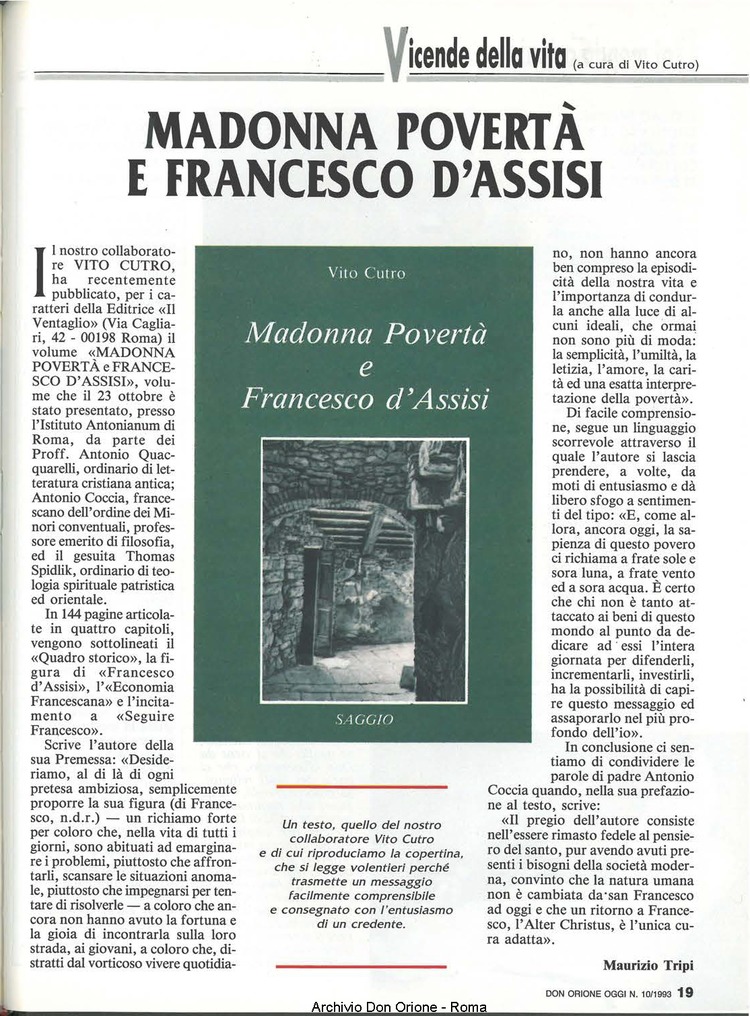 Don Orione oggi, 1993, 10, pagina 19