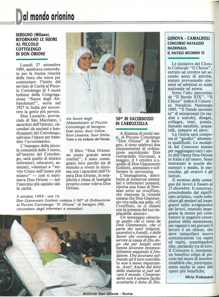Don Orione oggi, 1993, 10, pagina 20