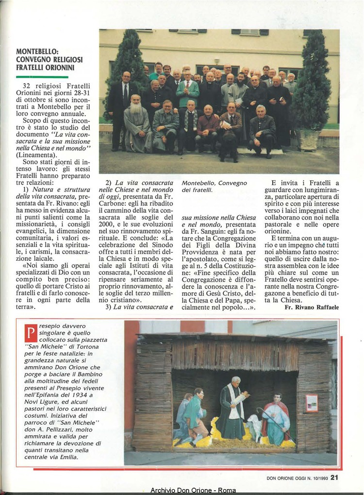 Don Orione oggi, 1993, 10, pagina 21