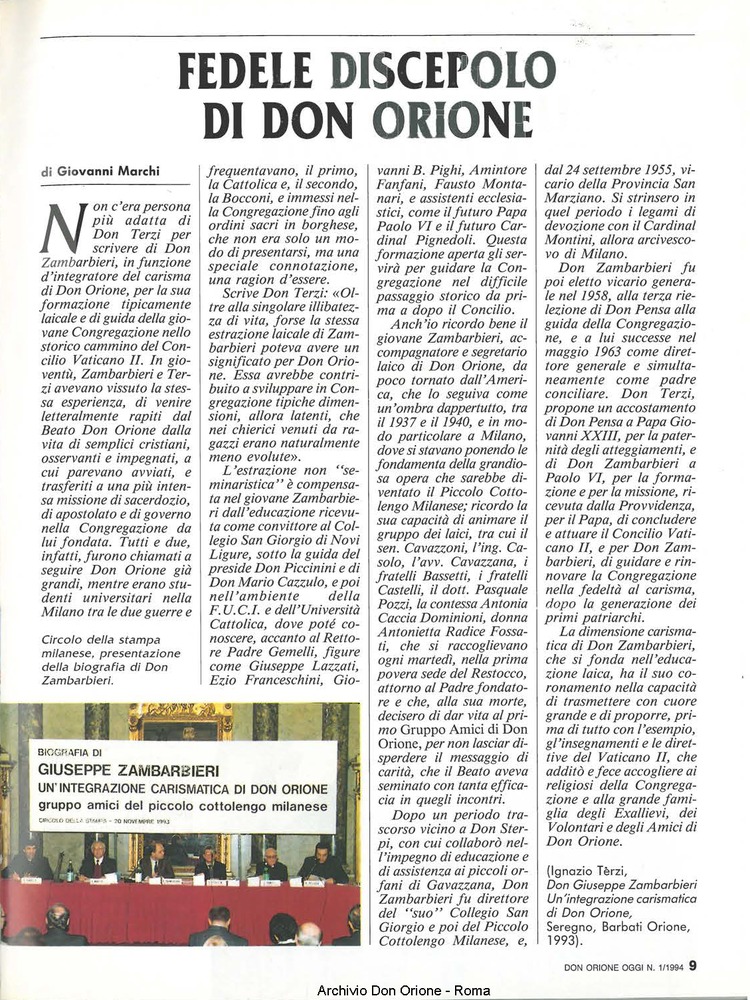 Don Orione oggi, 1994, 01, pagina 9