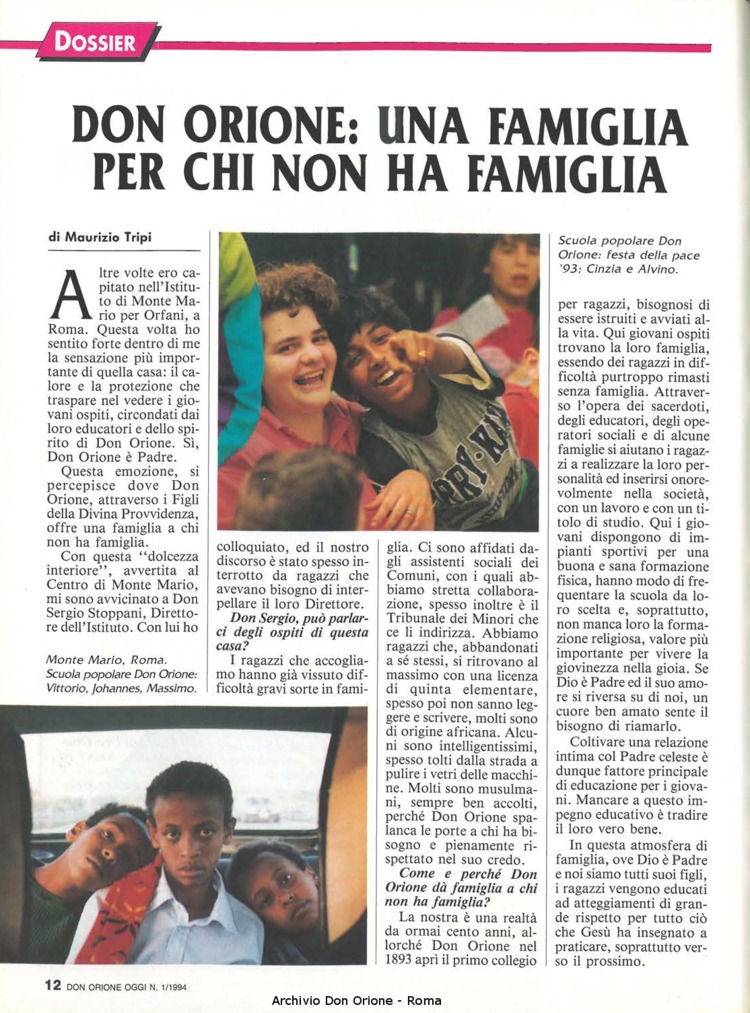 Don Orione oggi, 1994, 01, pagina 12