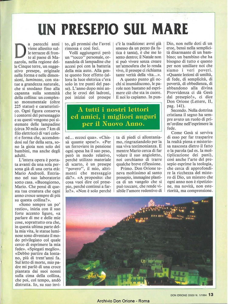 Don Orione oggi, 1994, 01, pagina 13