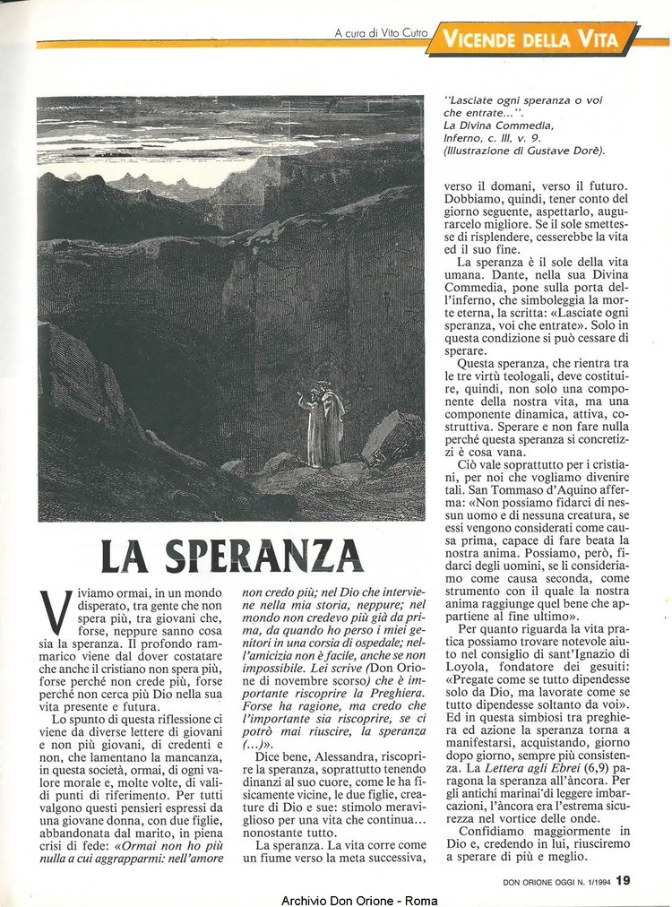 Don Orione oggi, 1994, 01, pagina 19