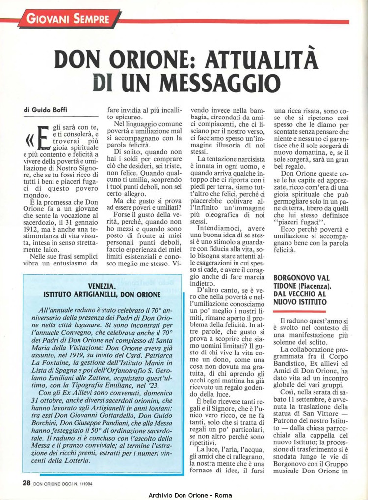 Don Orione oggi, 1994, 01, pagina 28