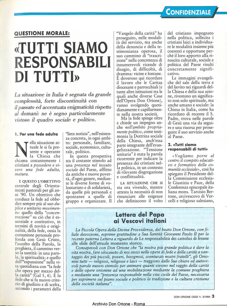 Don Orione oggi, 1994, 02, pagina 3