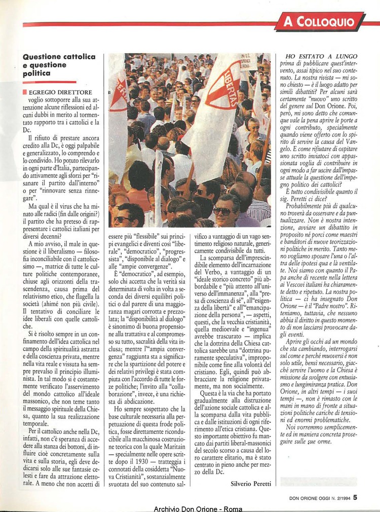 Don Orione oggi, 1994, 02, pagina 5