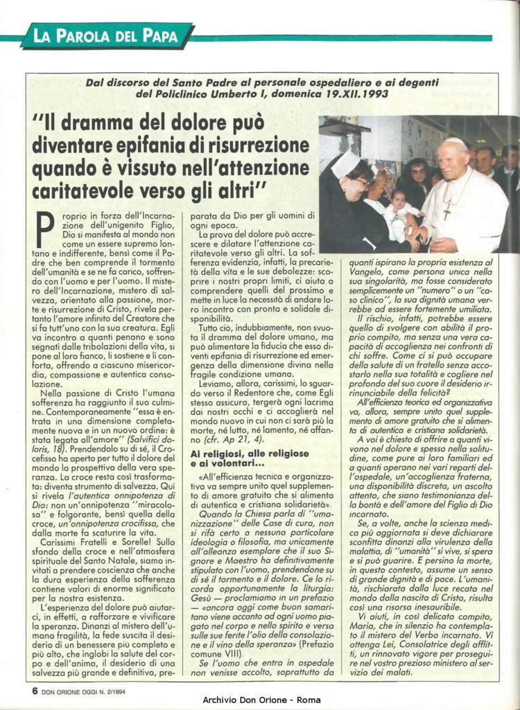 Don Orione oggi, 1994, 02, pagina 6