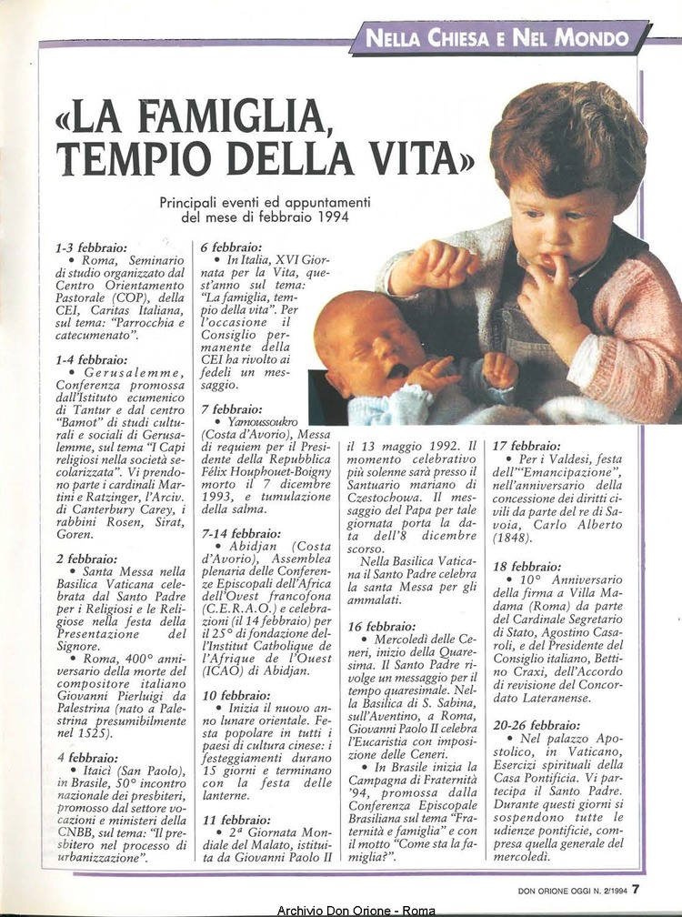 Don Orione oggi, 1994, 02, pagina 7