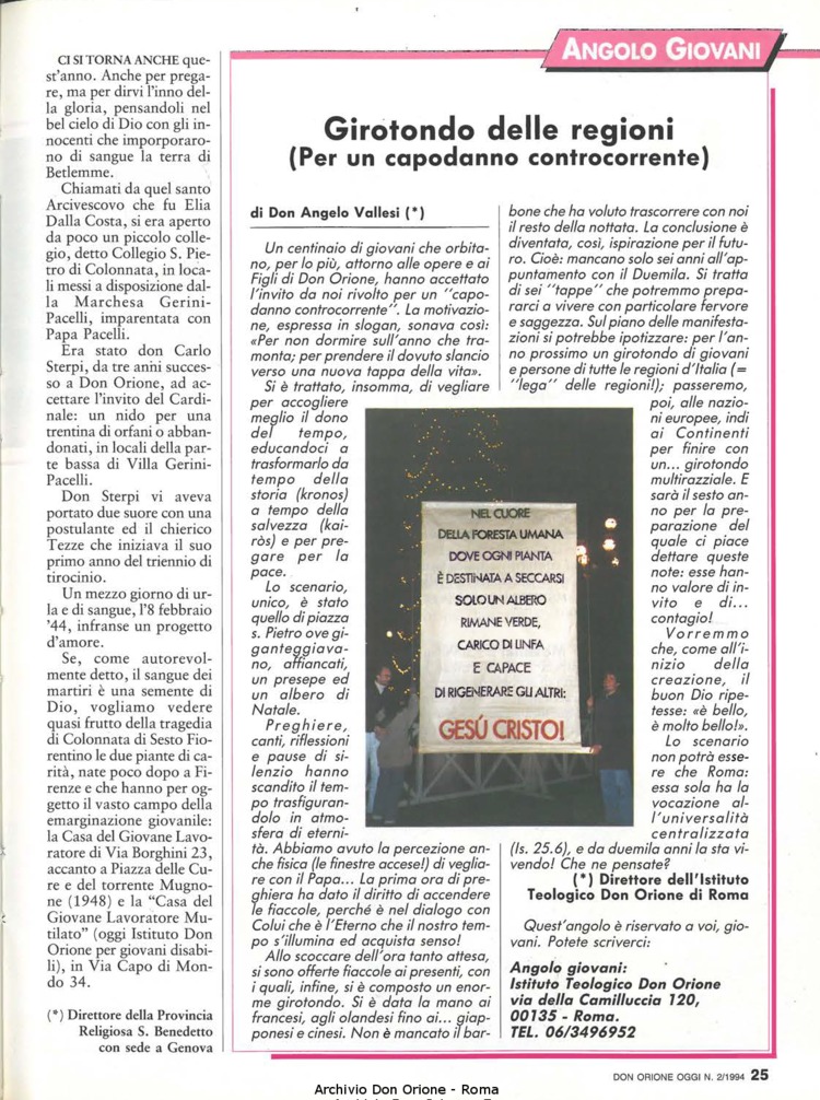 Don Orione oggi, 1994, 02, pagina 25