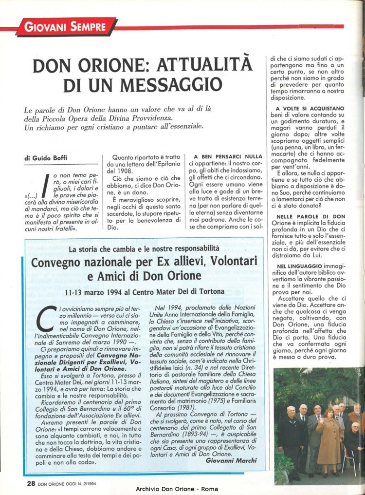 Don Orione oggi, 1994, 02, pagina 28