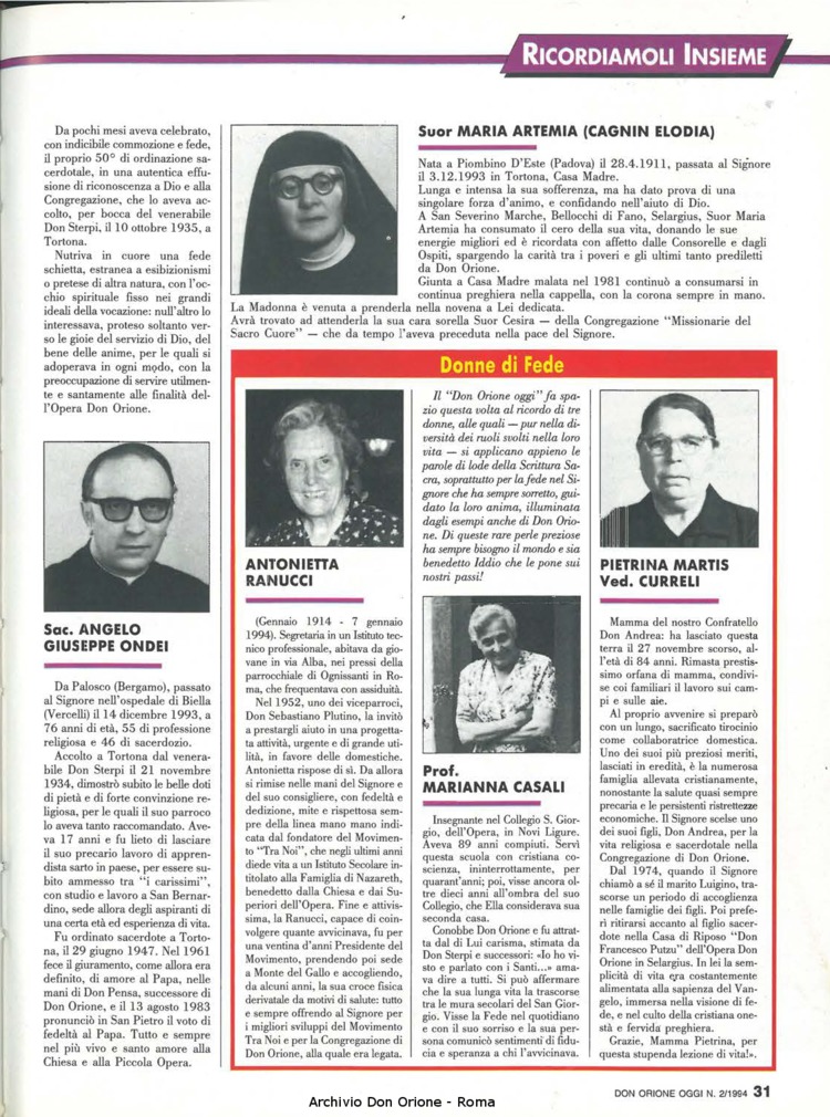 Don Orione oggi, 1994, 02, pagina 31