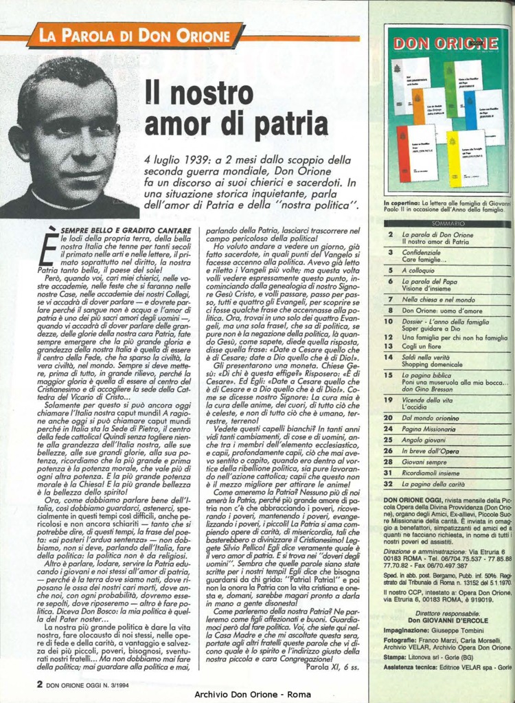 Don Orione oggi, 1994, 03, pagina 2