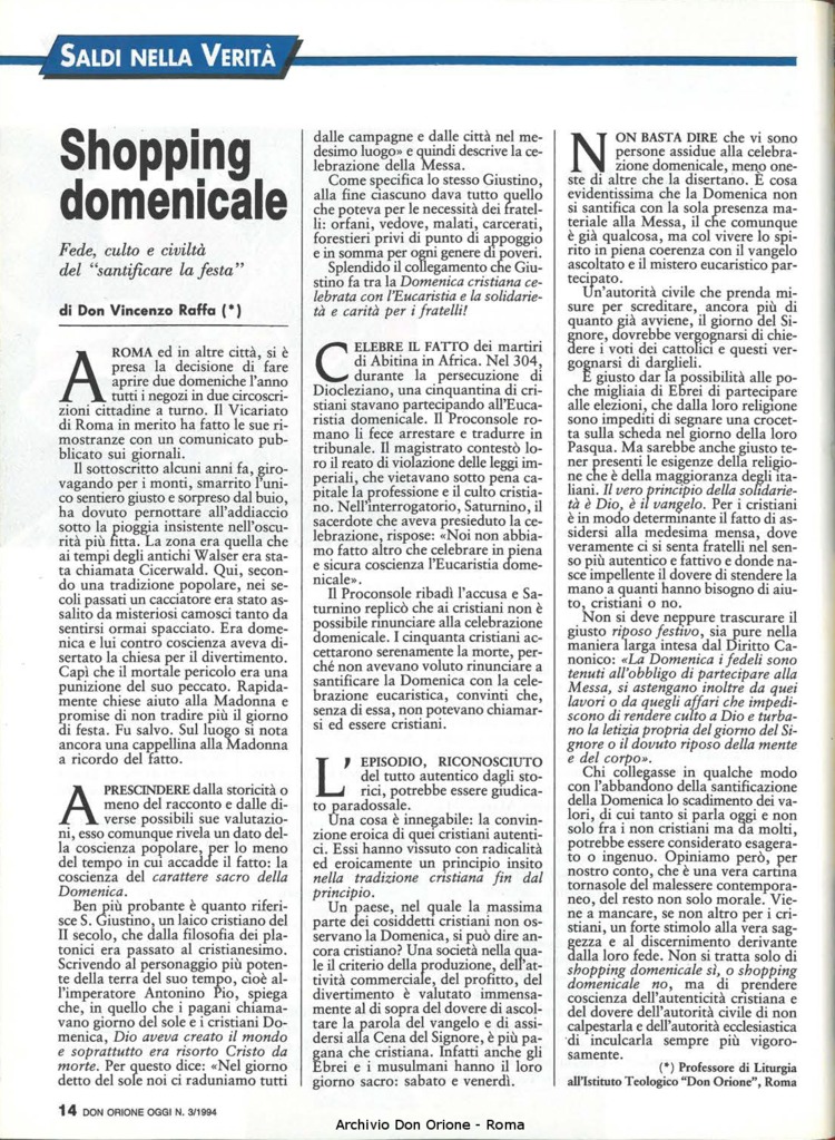 Don Orione oggi, 1994, 03, pagina 14