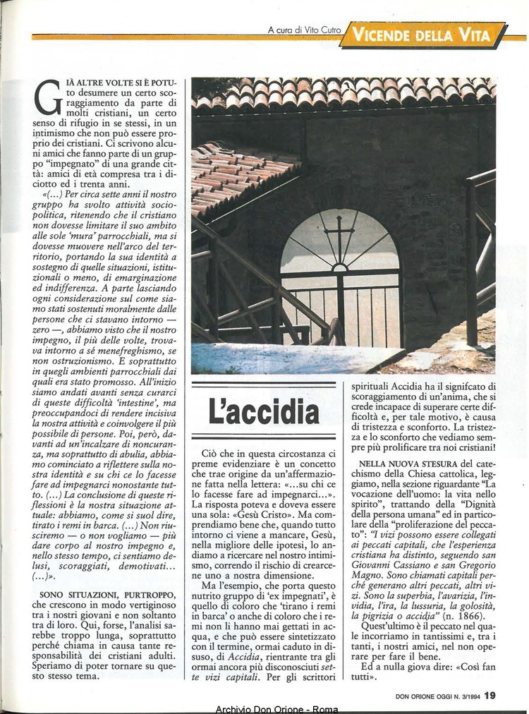 Don Orione oggi, 1994, 03, pagina 19