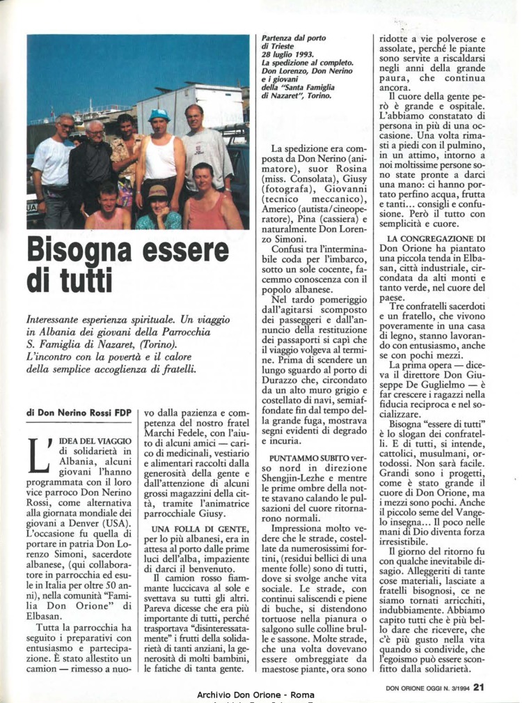 Don Orione oggi, 1994, 03, pagina 21