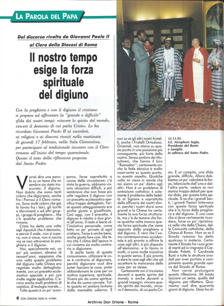 Don Orione oggi, 1994, 04, pagina 6