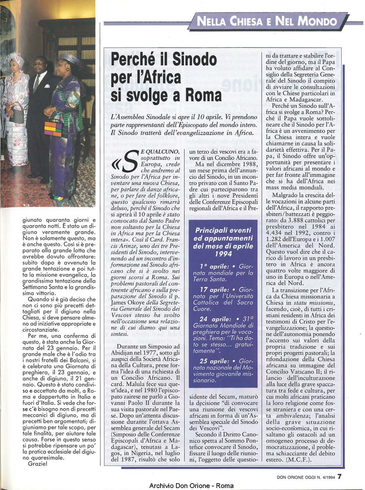 Don Orione oggi, 1994, 04, pagina 7