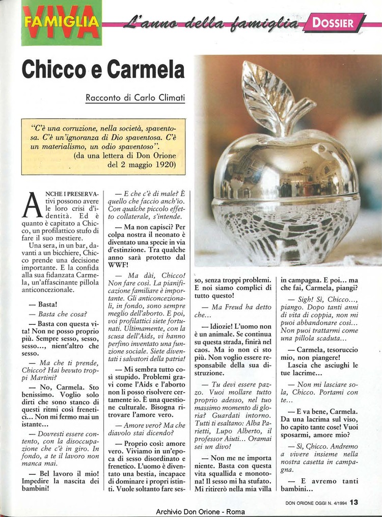 Don Orione oggi, 1994, 04, pagina 13
