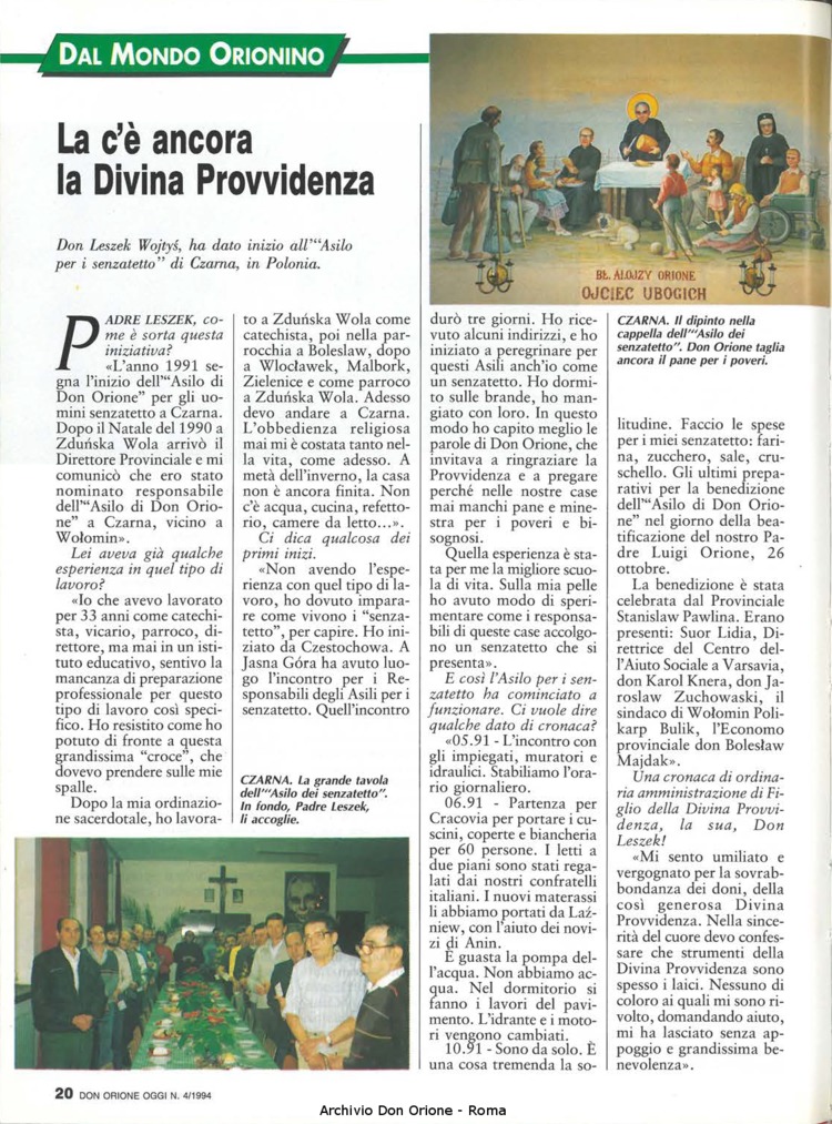 Don Orione oggi, 1994, 04, pagina 20