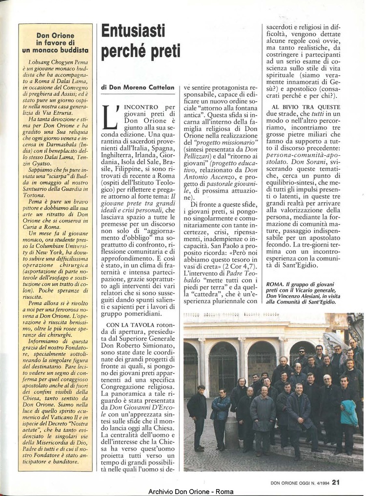 Don Orione oggi, 1994, 04, pagina 21