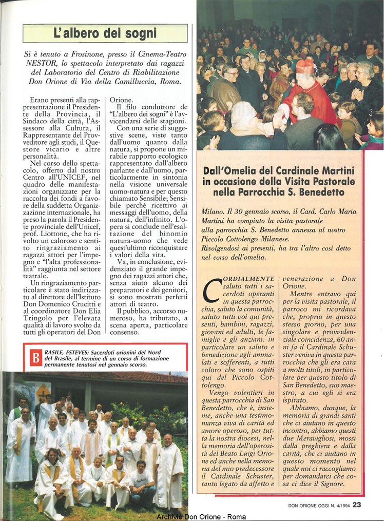 Don Orione oggi, 1994, 04, pagina 23