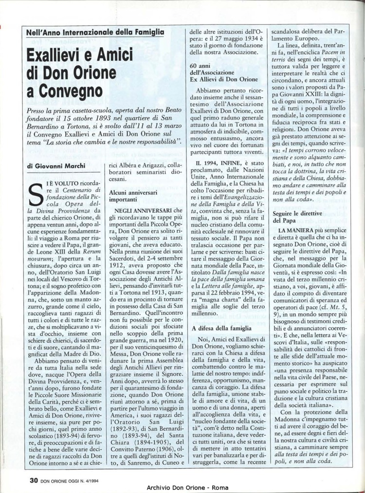 Don Orione oggi, 1994, 04, pagina 30