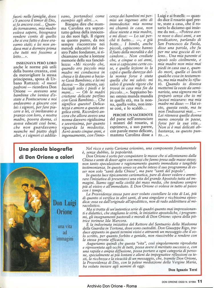 Don Orione oggi, 1994, 05, pagina 11