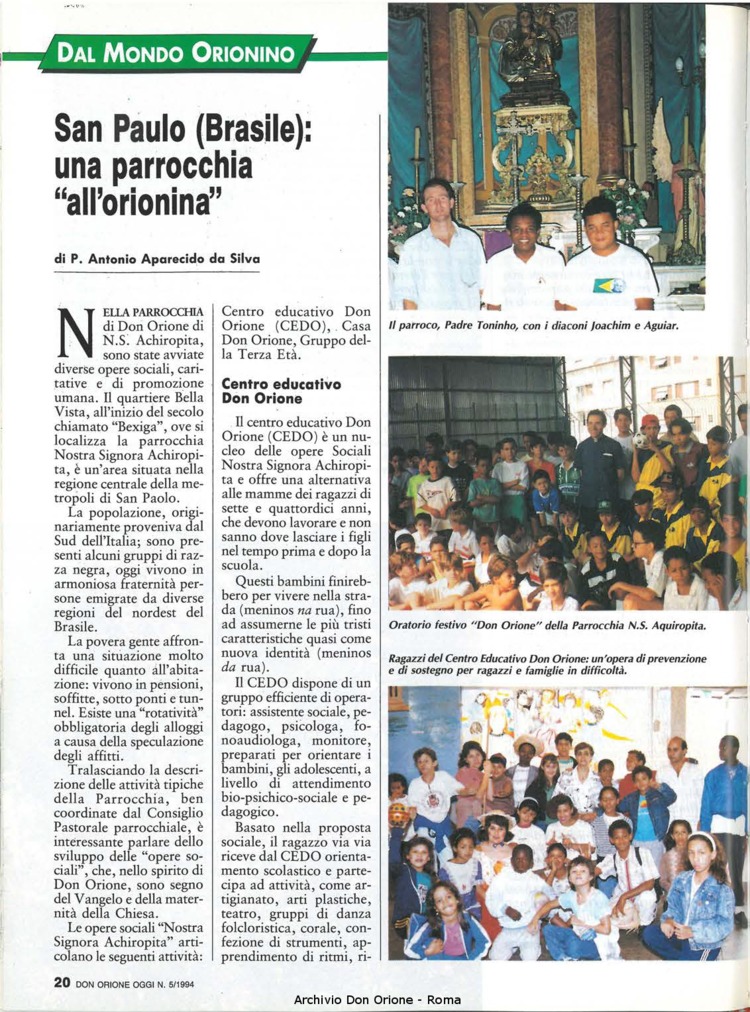 Don Orione oggi, 1994, 05, pagina 20