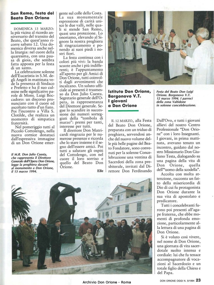 Don Orione oggi, 1994, 05, pagina 23