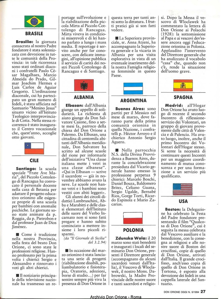 Don Orione oggi, 1994, 05, pagina 27