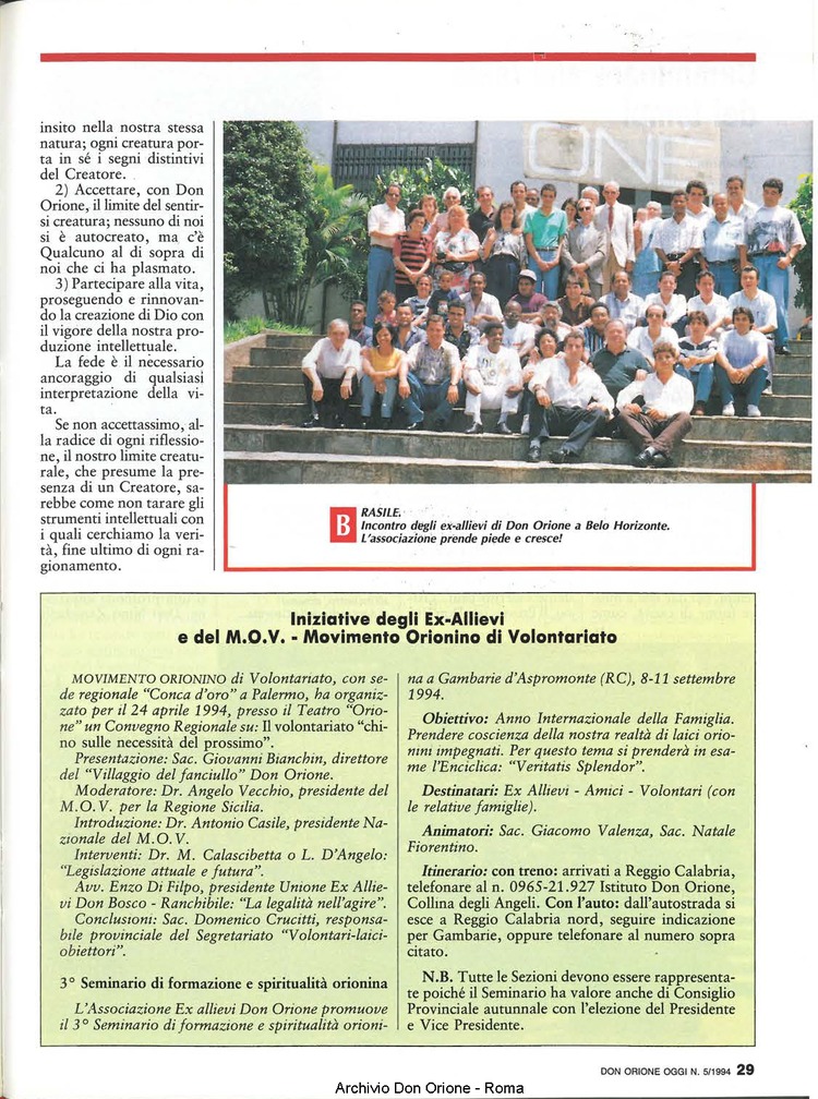 Don Orione oggi, 1994, 05, pagina 29