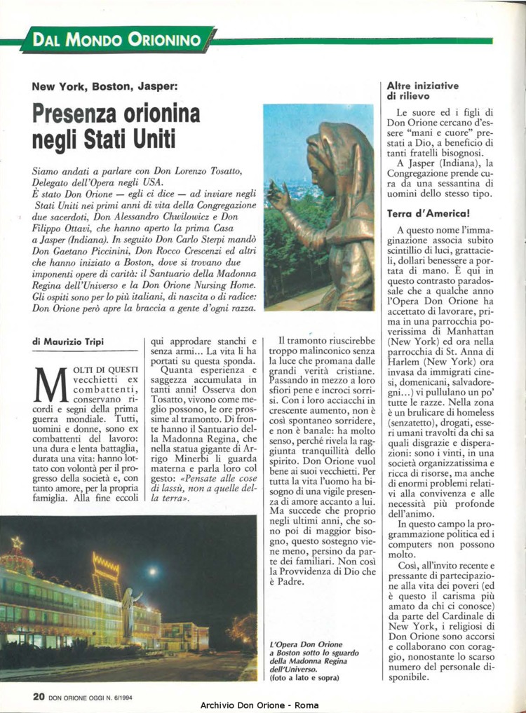 Don Orione oggi, 1994, 06, pagina 20