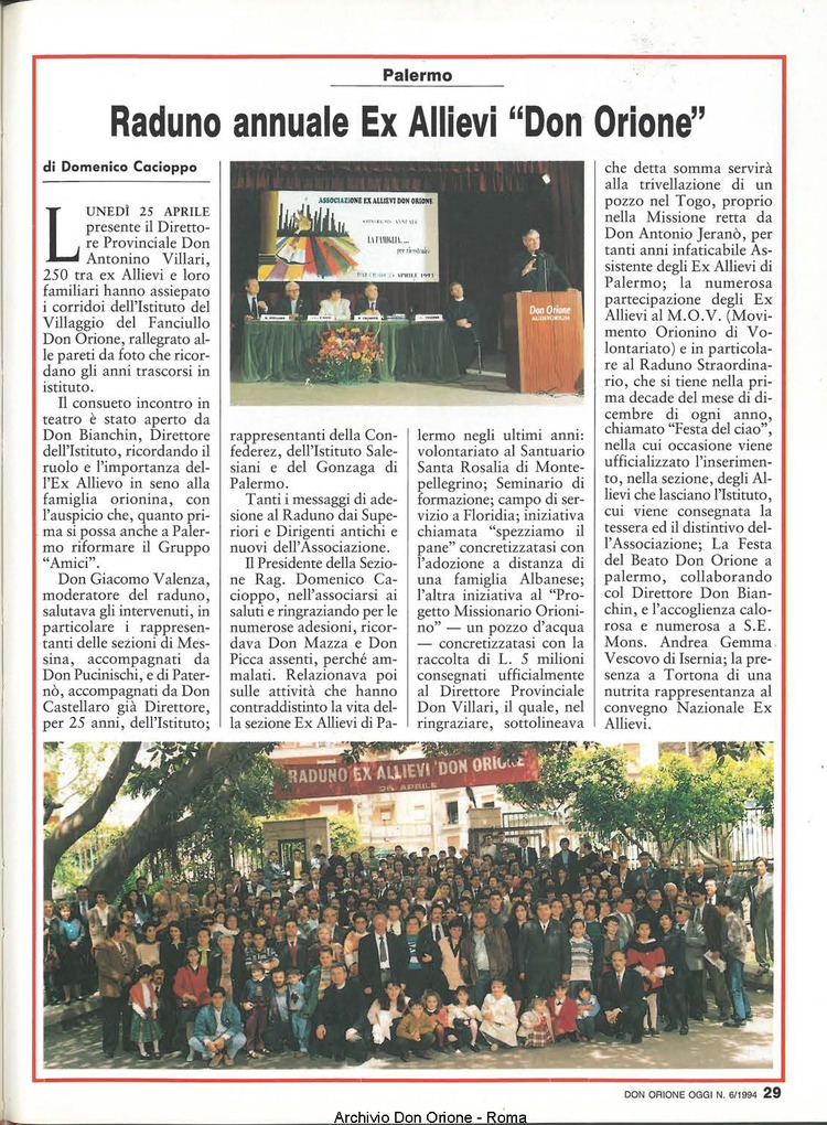 Don Orione oggi, 1994, 06, pagina 29