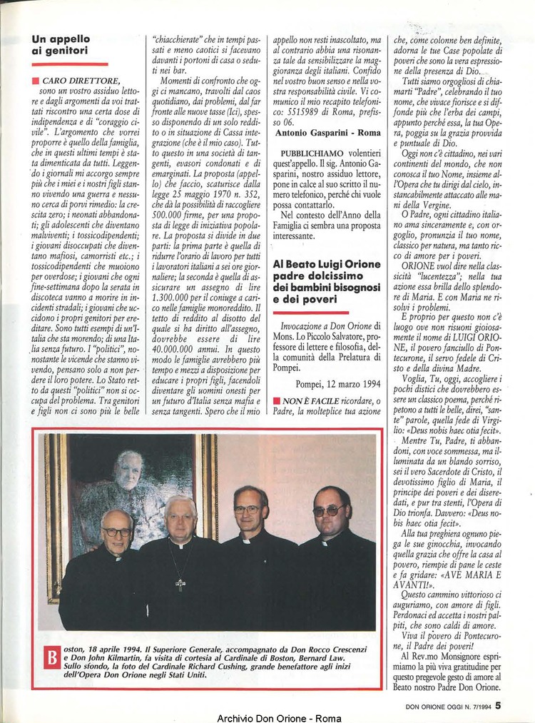 Don Orione oggi, 1994, 07, pagina 5