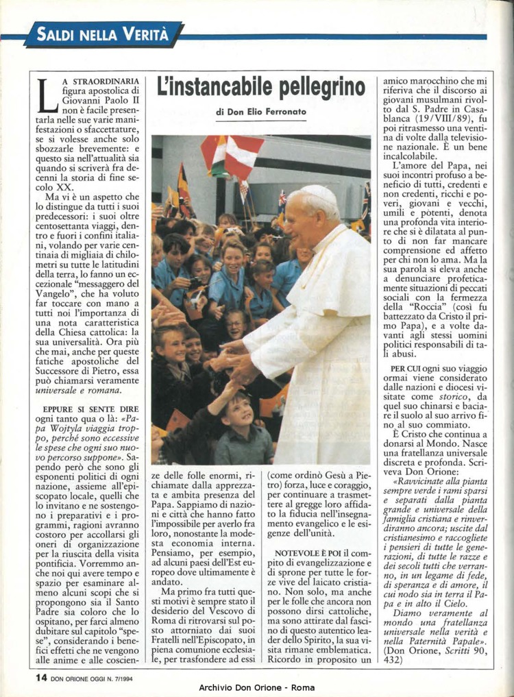 Don Orione oggi, 1994, 07, pagina 14