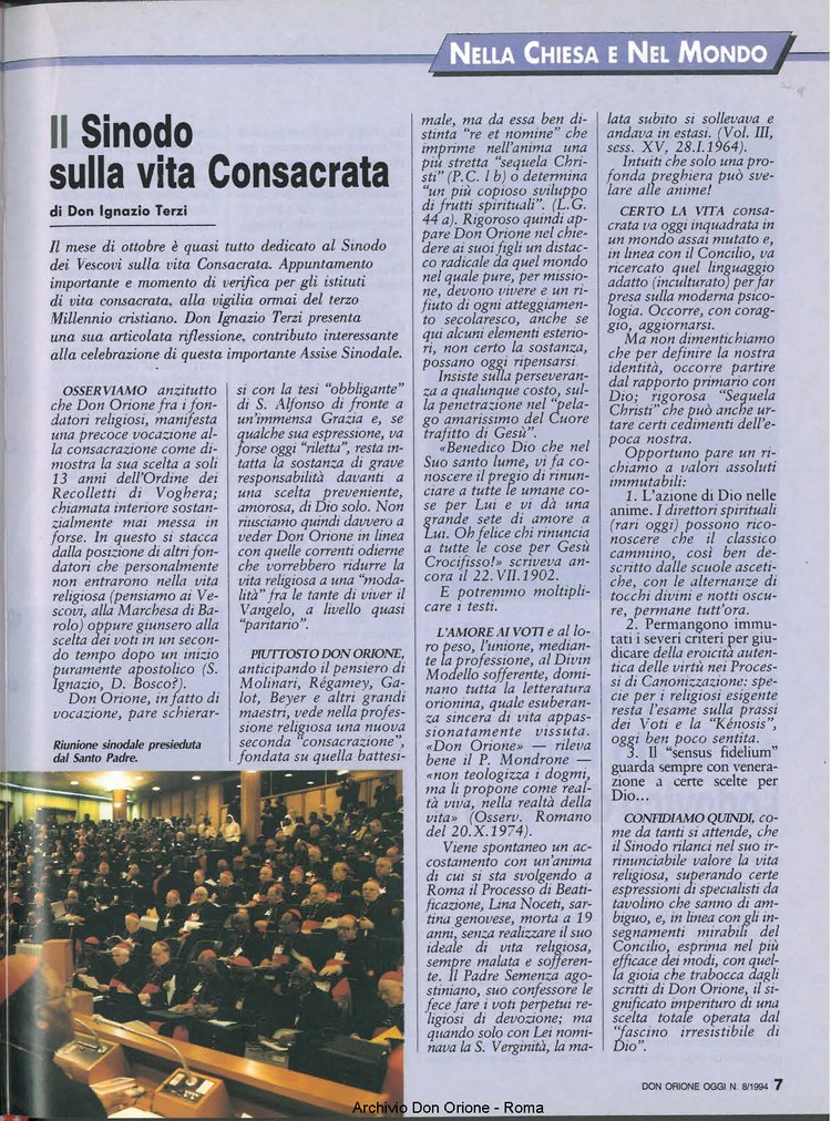 Don Orione oggi, 1994, 08, pagina 7
