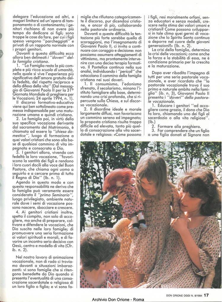 Don Orione oggi, 1994, 08, pagina 17
