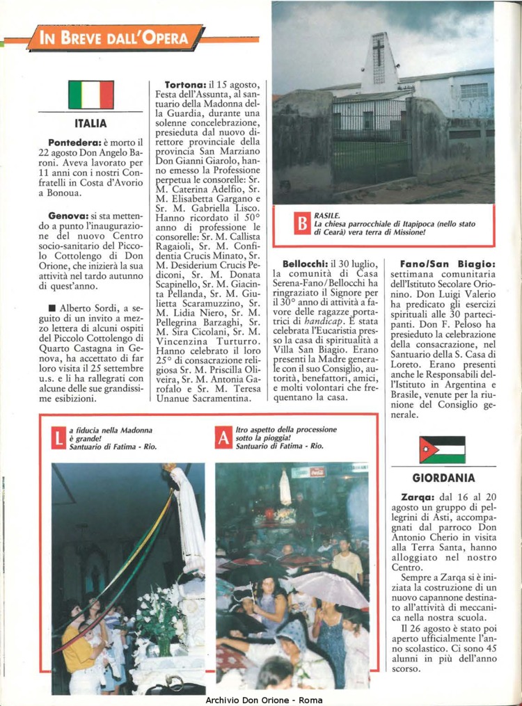Don Orione oggi, 1994, 08, pagina 26