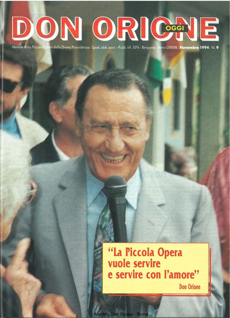 Don Orione oggi, 1994, 09, pagina 1